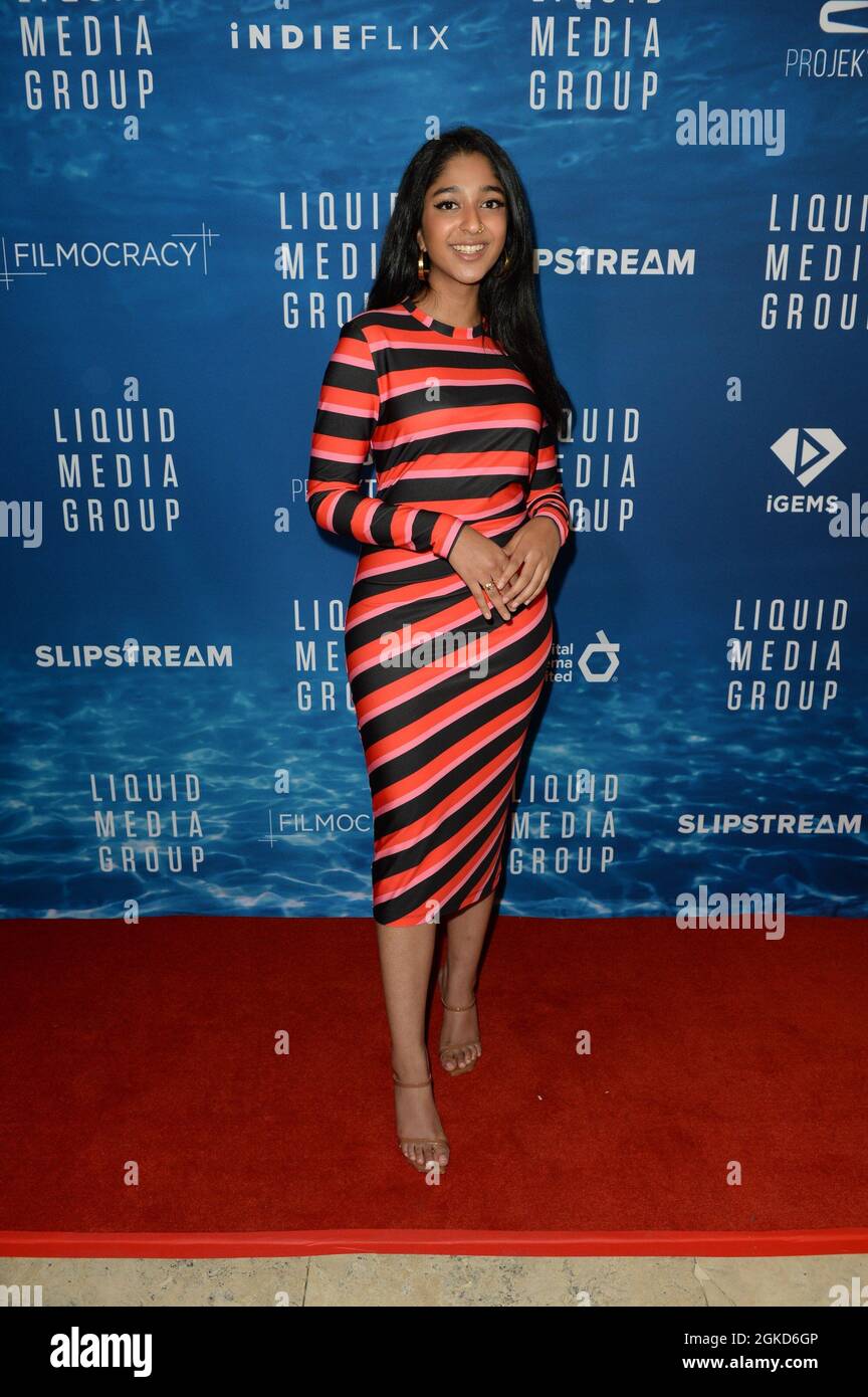 Toronto, ONT. 13 septembre 2021. Maitreyi Ramakrishnan photo Tom Sandler à l'arrivée pour L'événement BIG SPLASH Red Carpet au Toronto International film Festival (TIFF), The Courtyard à l'hôtel Windsor Arms, Toronto, LE 13 septembre 2021. Crédit : Tom Sandler/Everett Collection/Alay Live News Banque D'Images