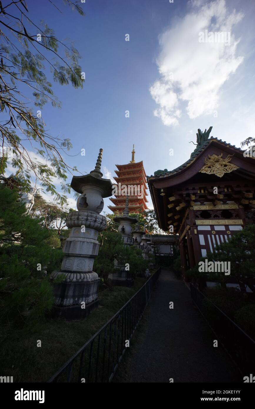 Pagode de Nice Minh Thanh dans la province de Gia Lai au centre du Vietnam Banque D'Images