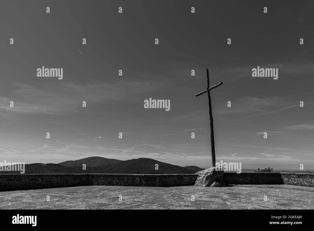 Le sanctuaire franciscain de la Verna (province d'Arezzo) est célèbre pour être le lieu où Saint François d'Assise a reçu les stigmates le septembre Banque D'Images