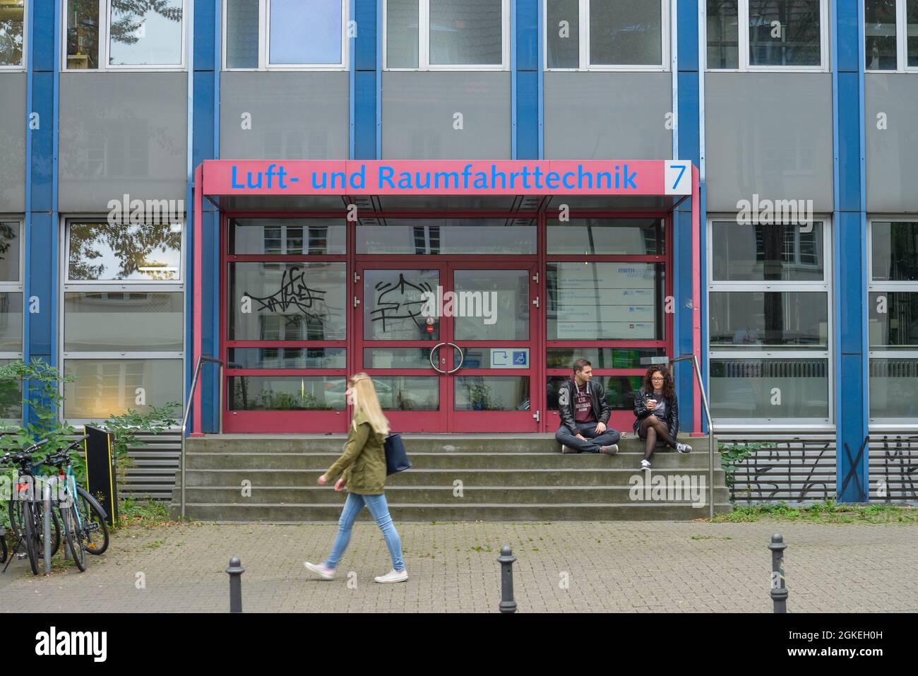 Institut des systèmes aérospatiaux, RWTH, Wuellnerstrasse, Aix-la-Chapelle, Rhénanie-du-Nord-Westphalie, Wuellnerstrasse, Allemagne Banque D'Images