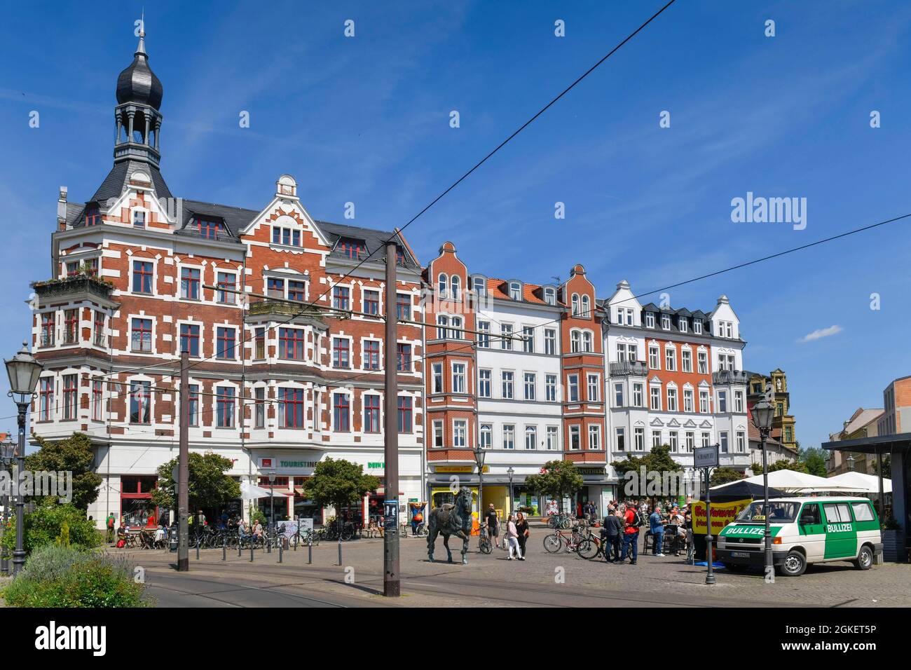 Vieux bâtiments, Gruenstrasse, Alt-Koepenick, Vieille ville, Koepenick, Treptow-Koepenick, Berlin, Allemagne Banque D'Images