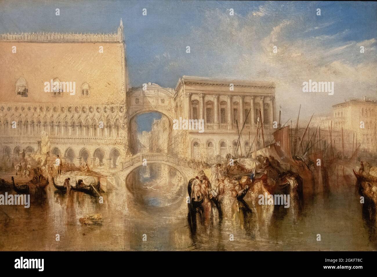 JMW Turner 'Venise - le Pont des Soupirs', 1840, huile sur toile Banque D'Images
