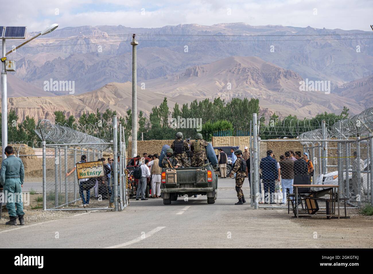 Aéroport de Bamyan, aéroport de Shahid Mazari, Afghanistan Banque D'Images