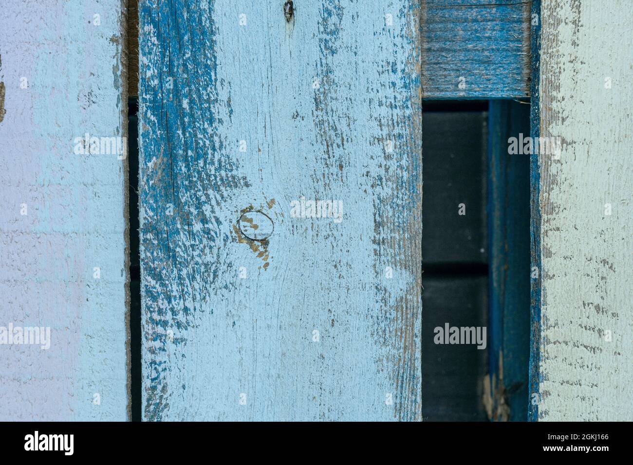 Planches en bois non traitées peintes avec de la peinture à la craie de couleur pastel. Arrière-plan de texture de bois vectoriel Banque D'Images