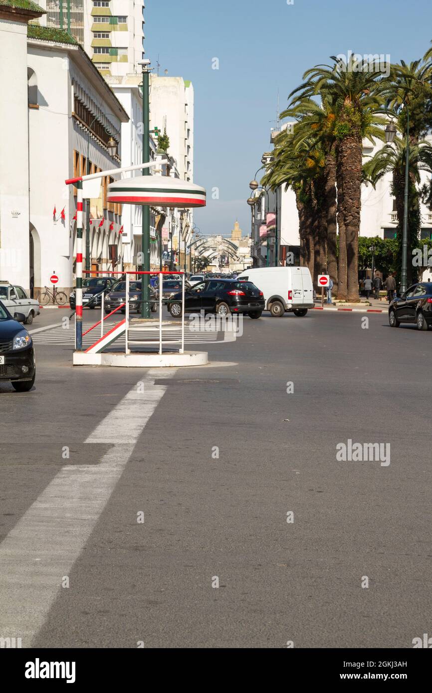 Centre urbain de Rabat, capitale du Maroc Banque D'Images
