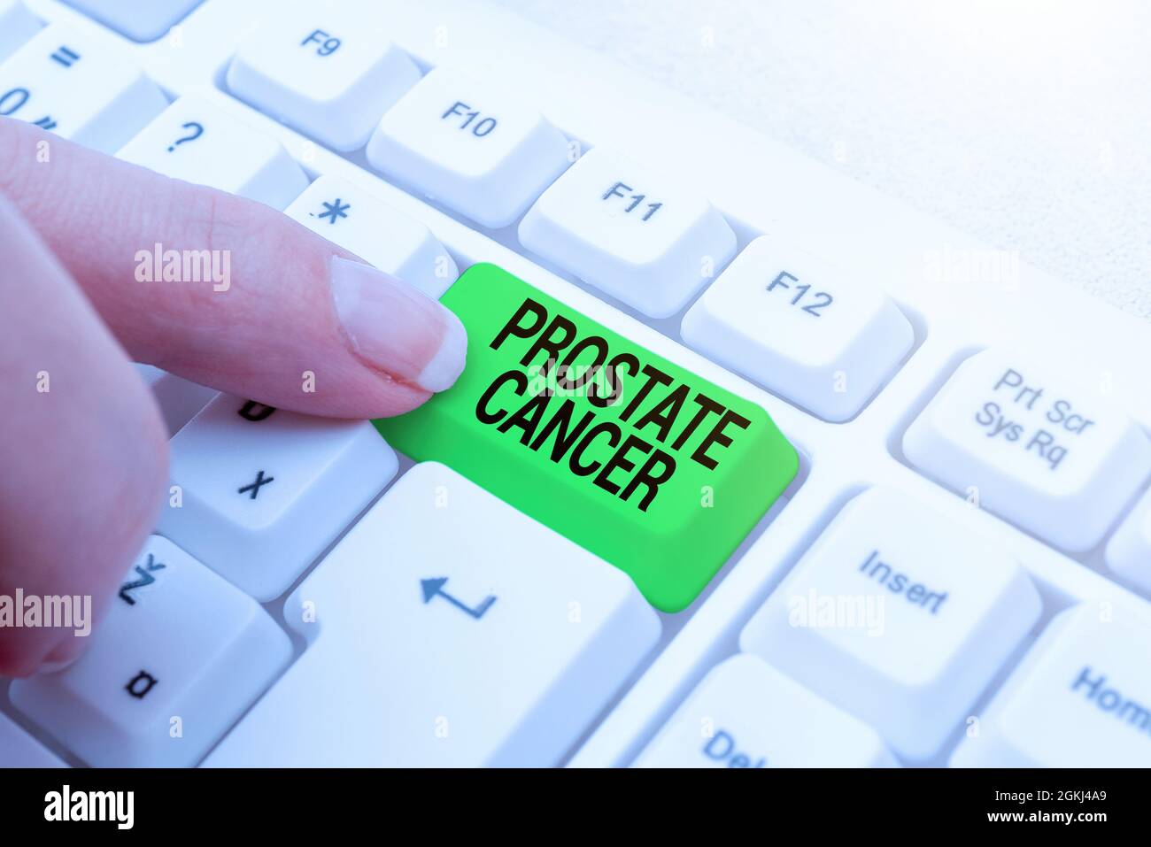Panneau de texte indiquant cancer - Panneau De Texte Indiquant Cancer De La Prostate Internet Concept Le Cancer Se Developpe Dans La Glande Du Systeme Reproducteur Masculin Resume Office Typwriter Jobs Typwriter 2gkj4a9 