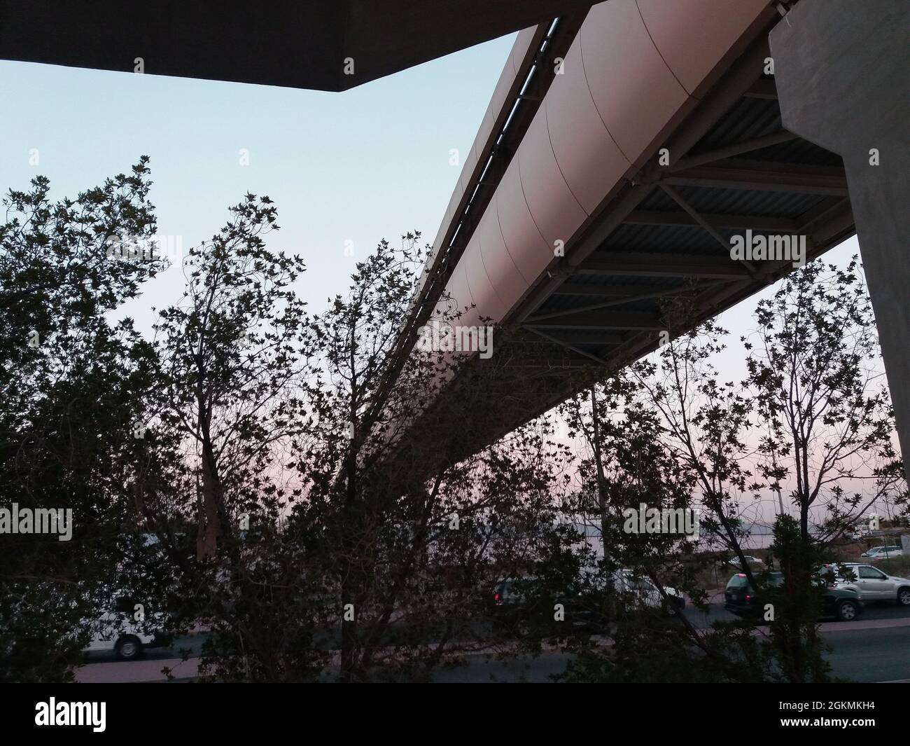 Vue extérieure du pont de déformation Banque D'Images