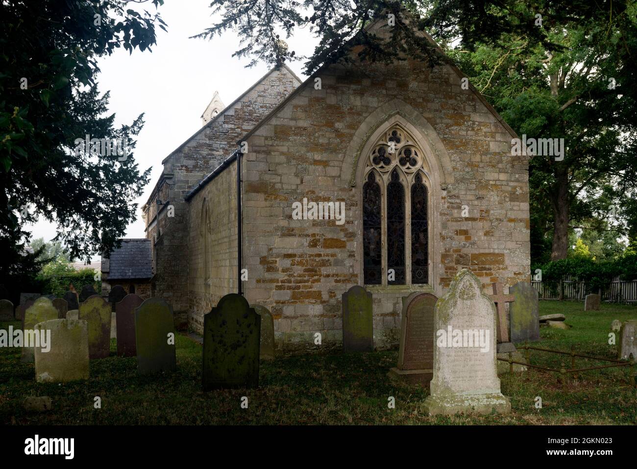 L'église saint Denys, Stonton Wyville, Leicestershire, England, UK Banque D'Images