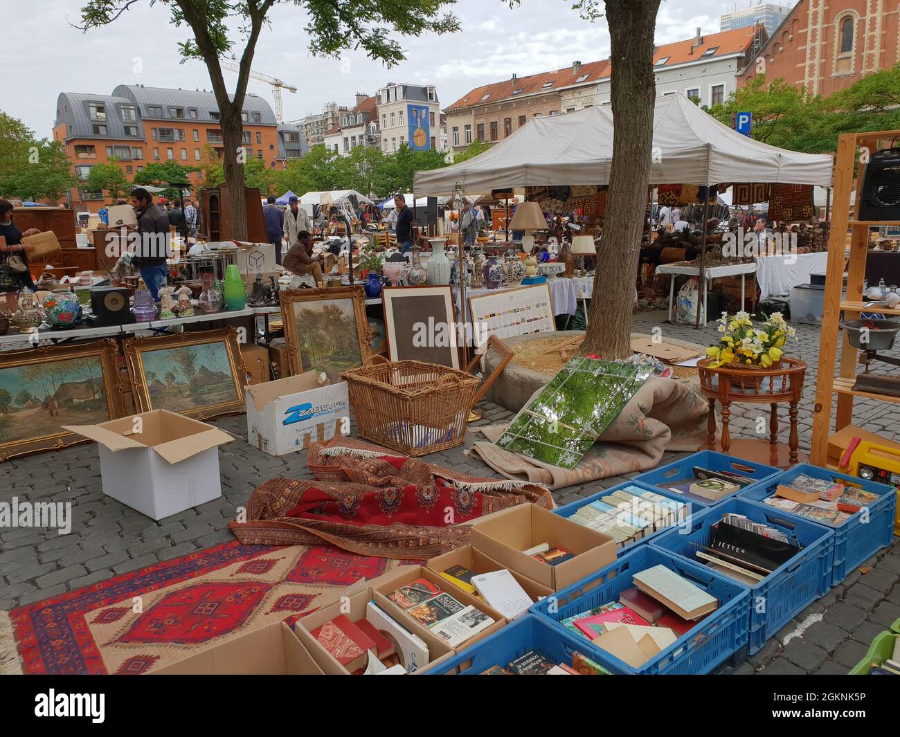 Brüssel - place du jeu de balle - Belgique Banque D'Images