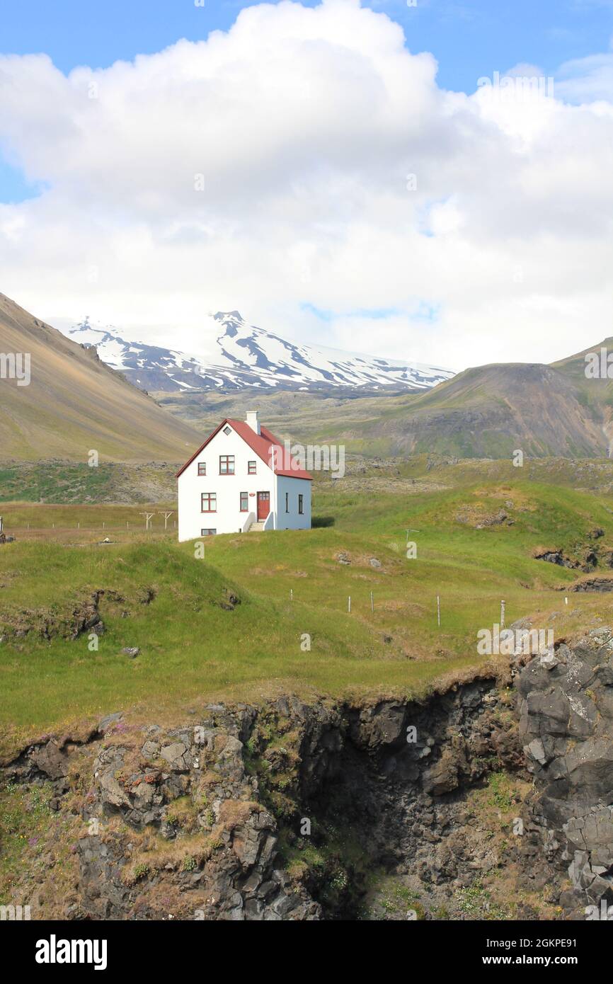 Paysage islandais pittoresque sur Snaefellsnes Banque D'Images