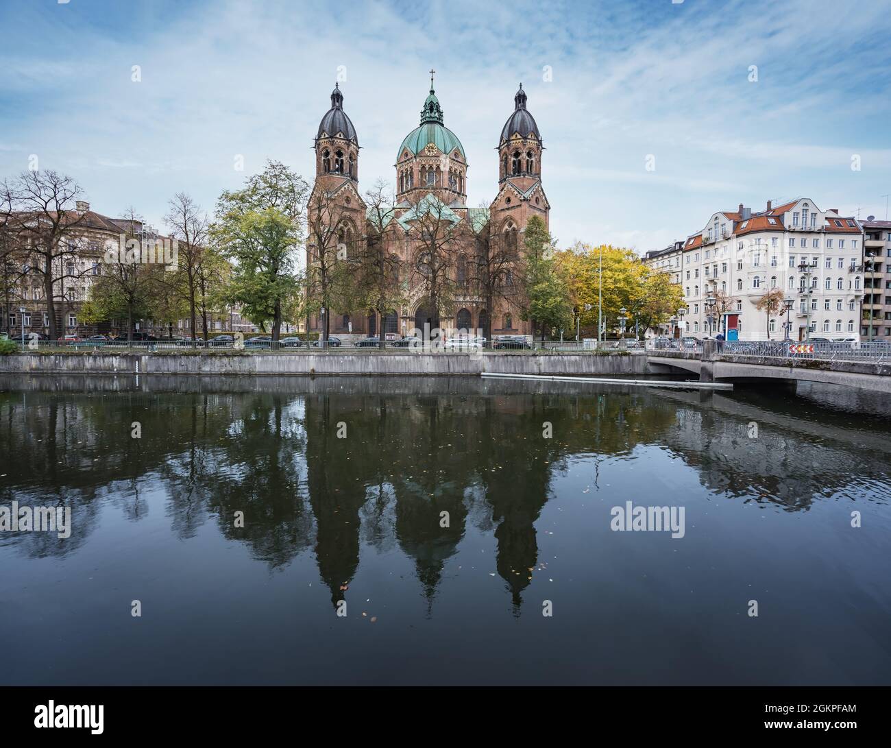 Église Saint-Luc (Lukaskirche) - Munich, Bavière, Allemagne Banque D'Images