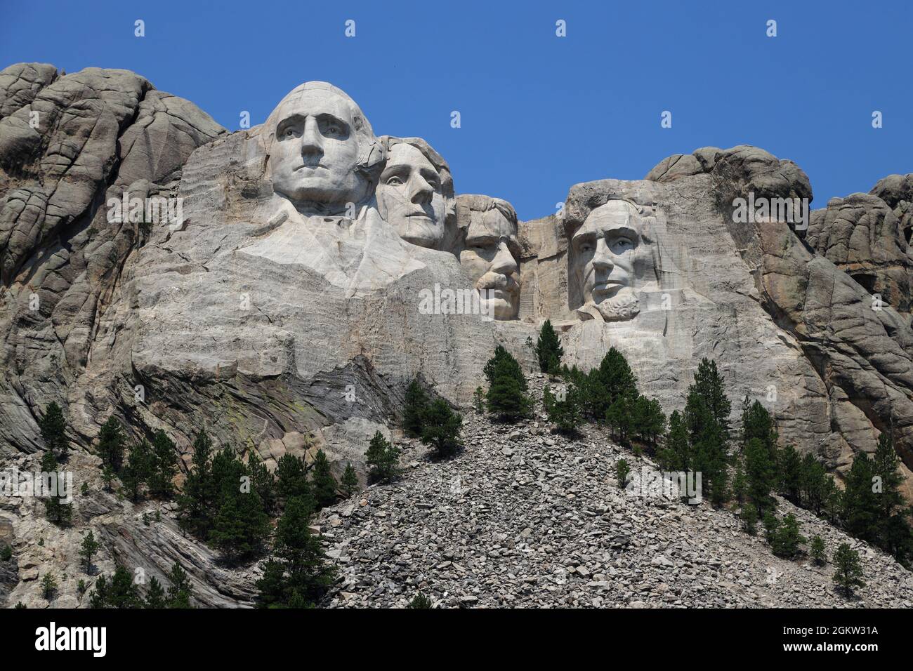 Mémorial national de Mount Rushmore. Keystone, Dakota du Sud, États-Unis Banque D'Images