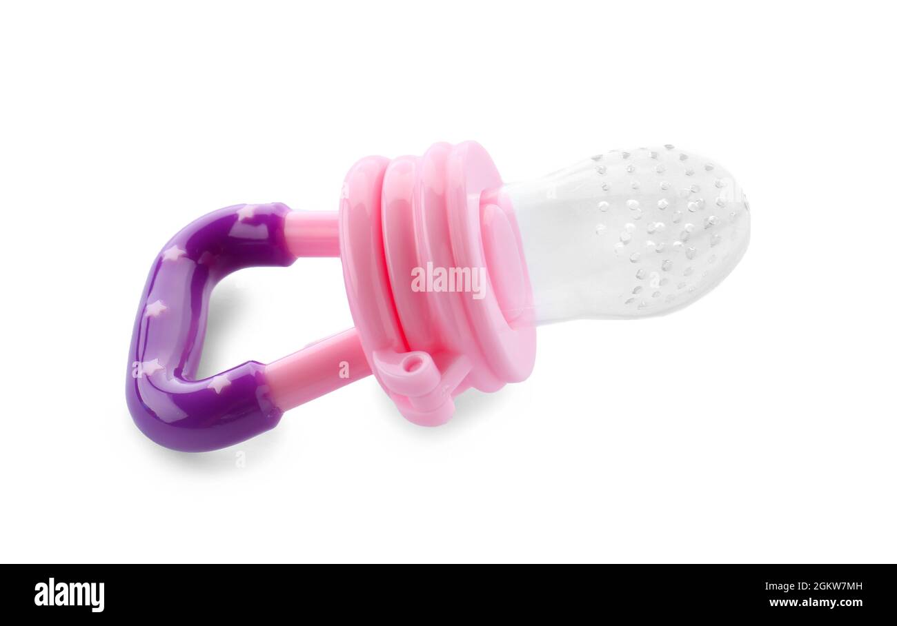 Grignoteuse Pour Bebe Sur Fond Blanc Photo Stock Alamy