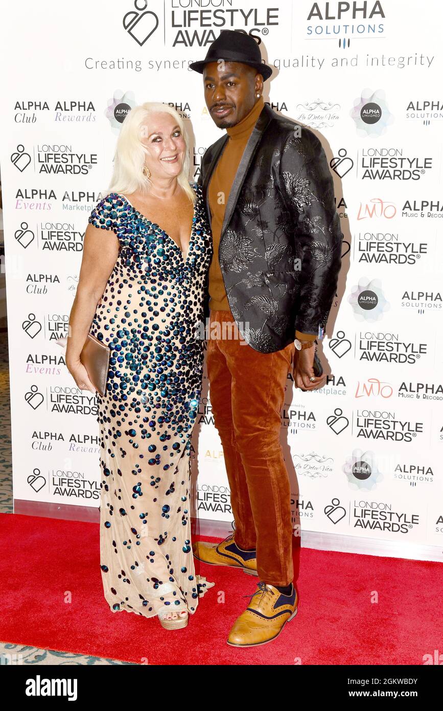 Vanessa Feltz et Ben Ofoedu assistent aux Life style Awards 2021 au Landmark Hotel, 13 septembre 2021, Londres, Royaume-Uni Banque D'Images