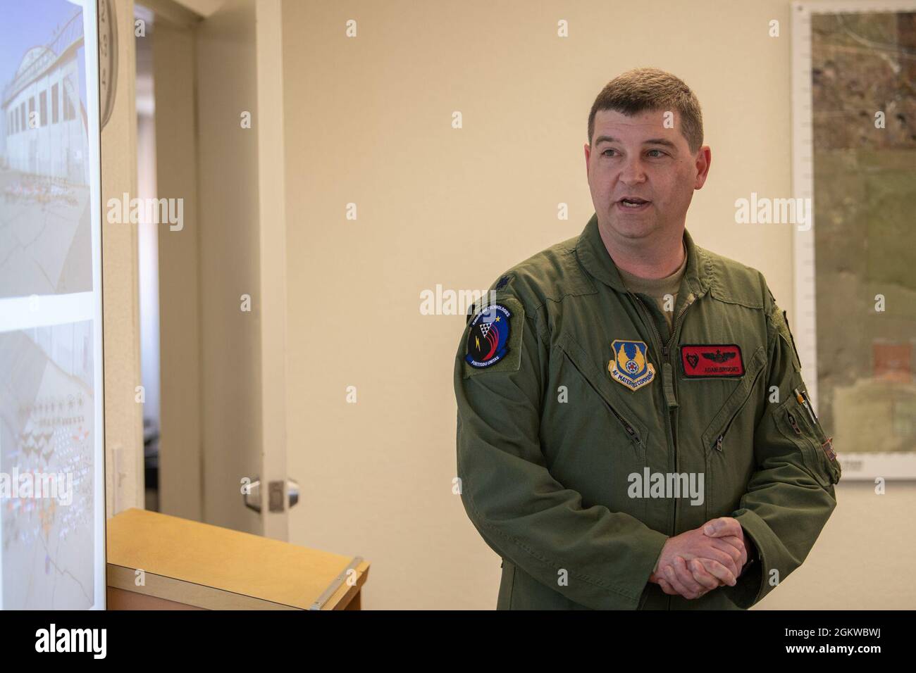 Le lieutenantcolonel Adam Brooks, commandant de la Force