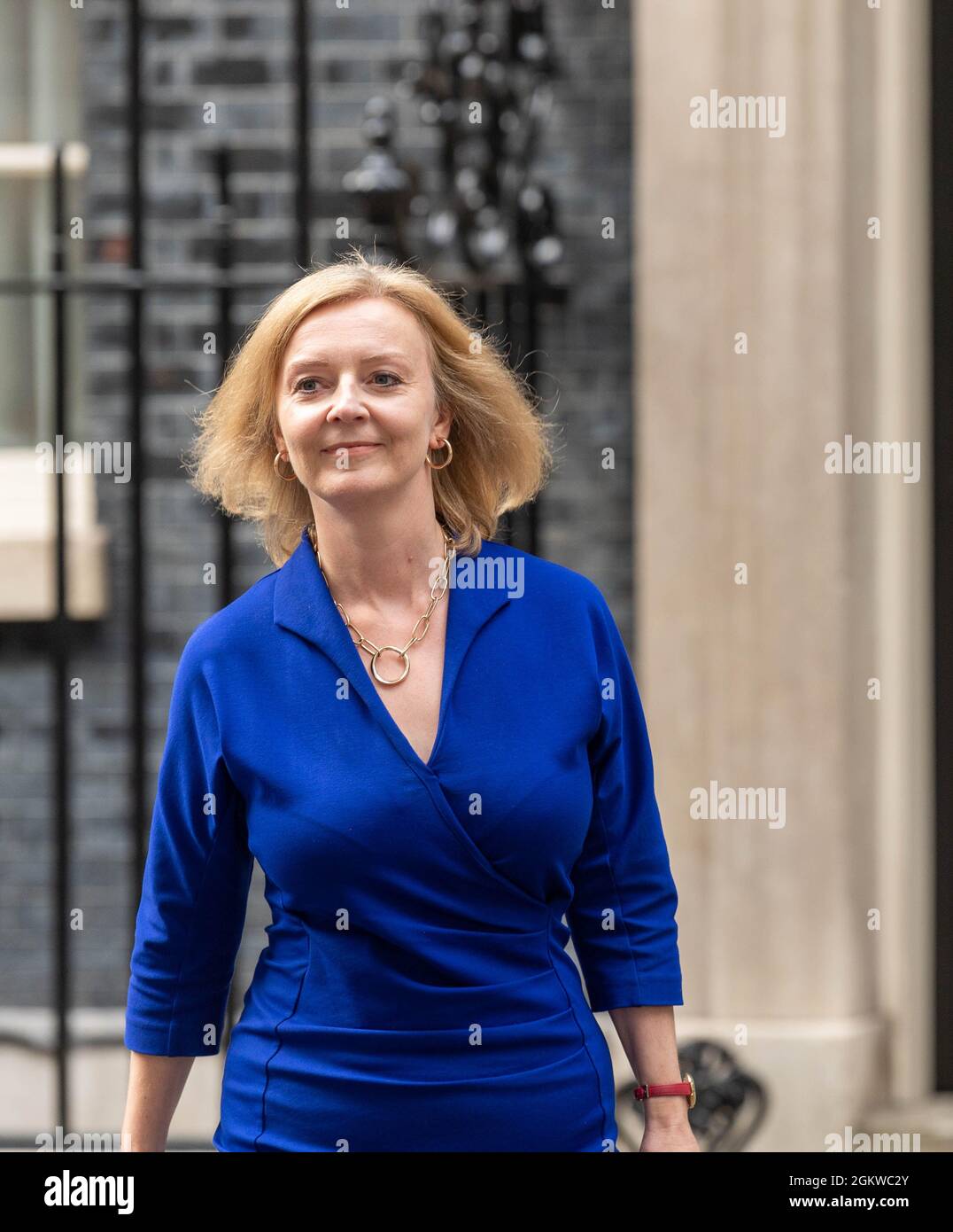 Londres, Royaume-Uni. 15 septembre 2021. Cabinet remanié Downing Street Londres Liz Truss secrétaire étranger crédit Ian Davidson/Alay Live News Banque D'Images