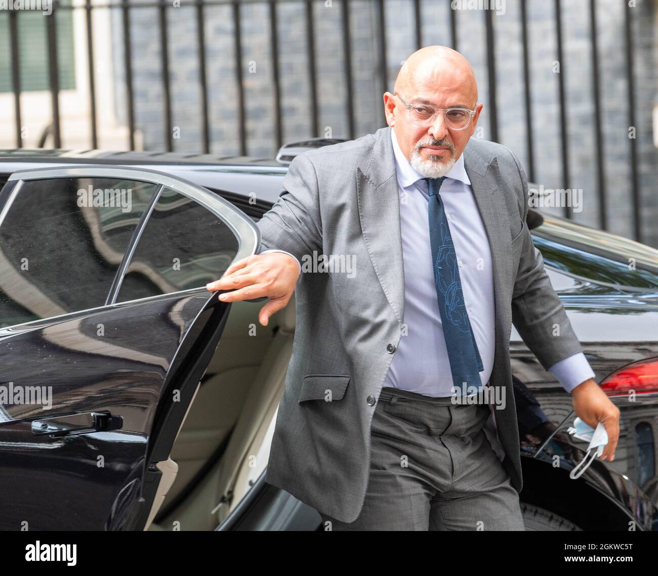 Londres, Royaume-Uni. 15 septembre 2021. Le cabinet a remanié Downing Street Londres l'ancien ministre des vaccins Nadhim Zahawi est le nouveau secrétaire à l'éducation crédit: Ian Davidson/Alay Live News Banque D'Images