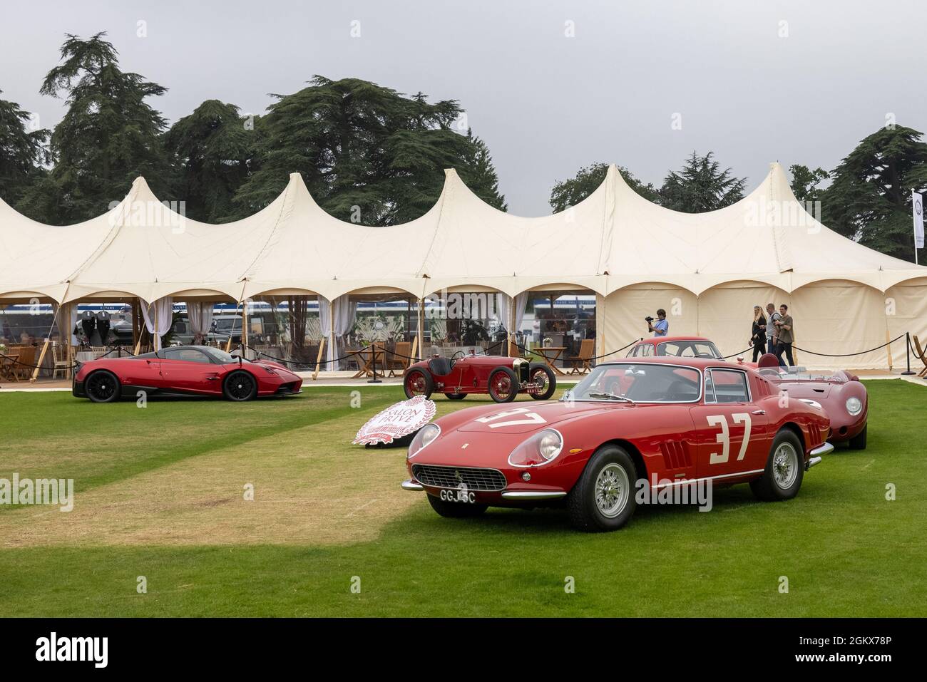 1965 Ferrari 275GTB Competizione «GGJ 5C» exposée au Concours d Elegance tenu au Palais de Blenheim le 5 septembre 2021 Banque D'Images