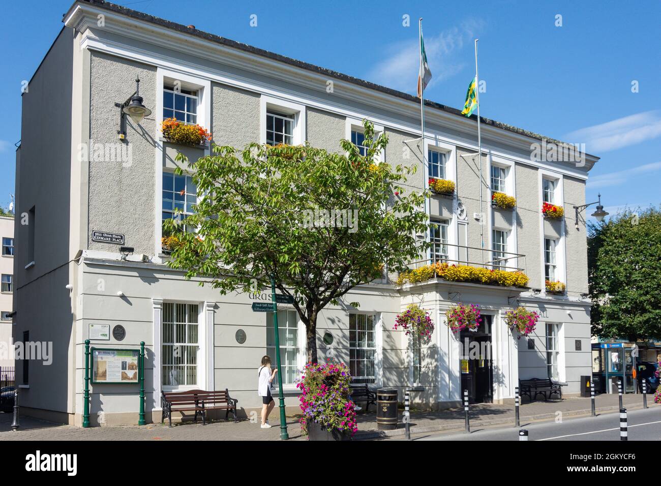 Hôtel de ville de Killarney, Kenmare place, Killarney (Cill Airne), Comté de Kerry, République d'Irlande Banque D'Images