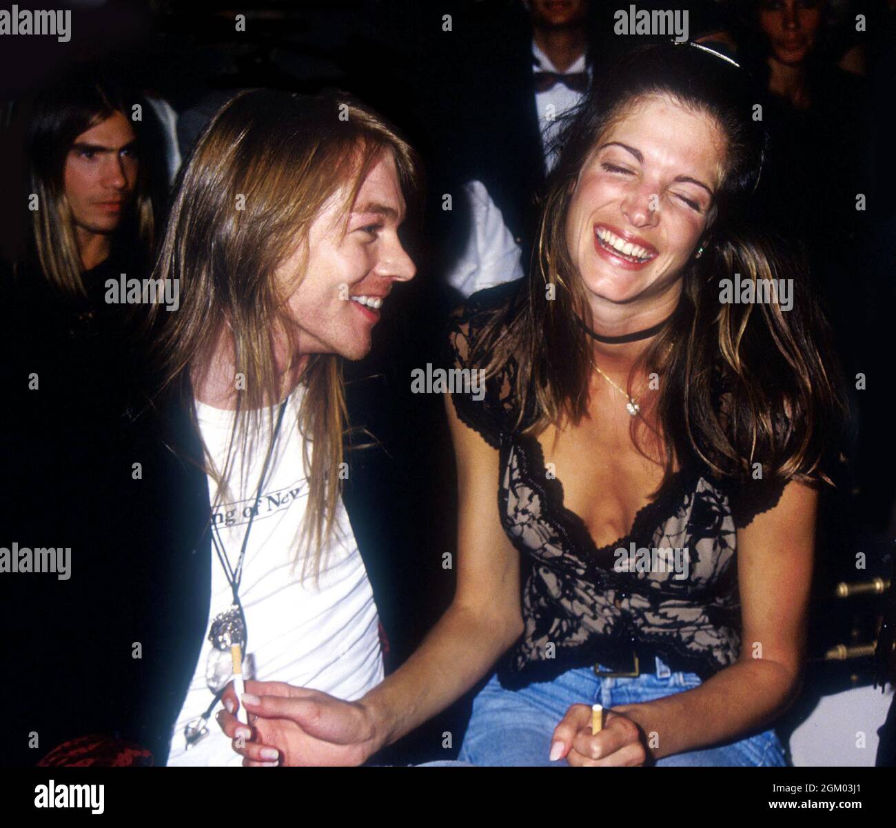 Axel Rose Stephanie Seymour 1991 photo par Adam Scull/PHOTOlink Banque D'Images
