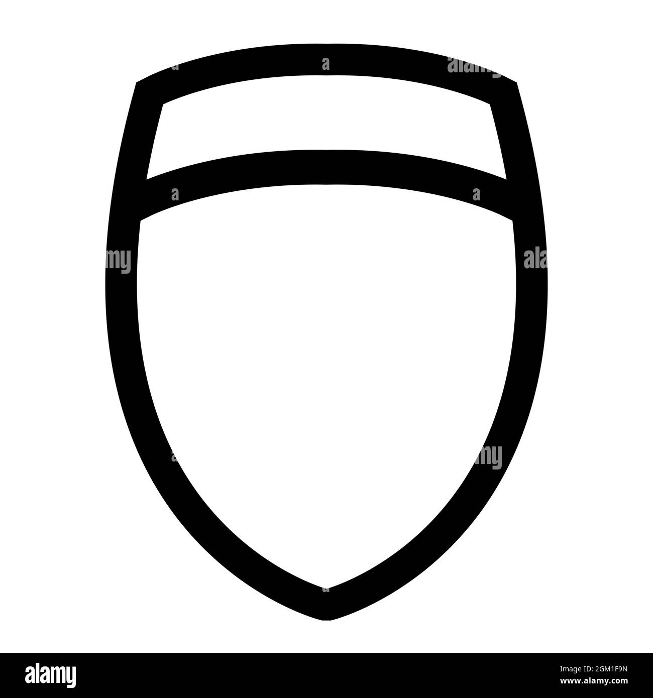 Bouclier de protection des données du modèle d'icône pour le logo Illustration de Vecteur