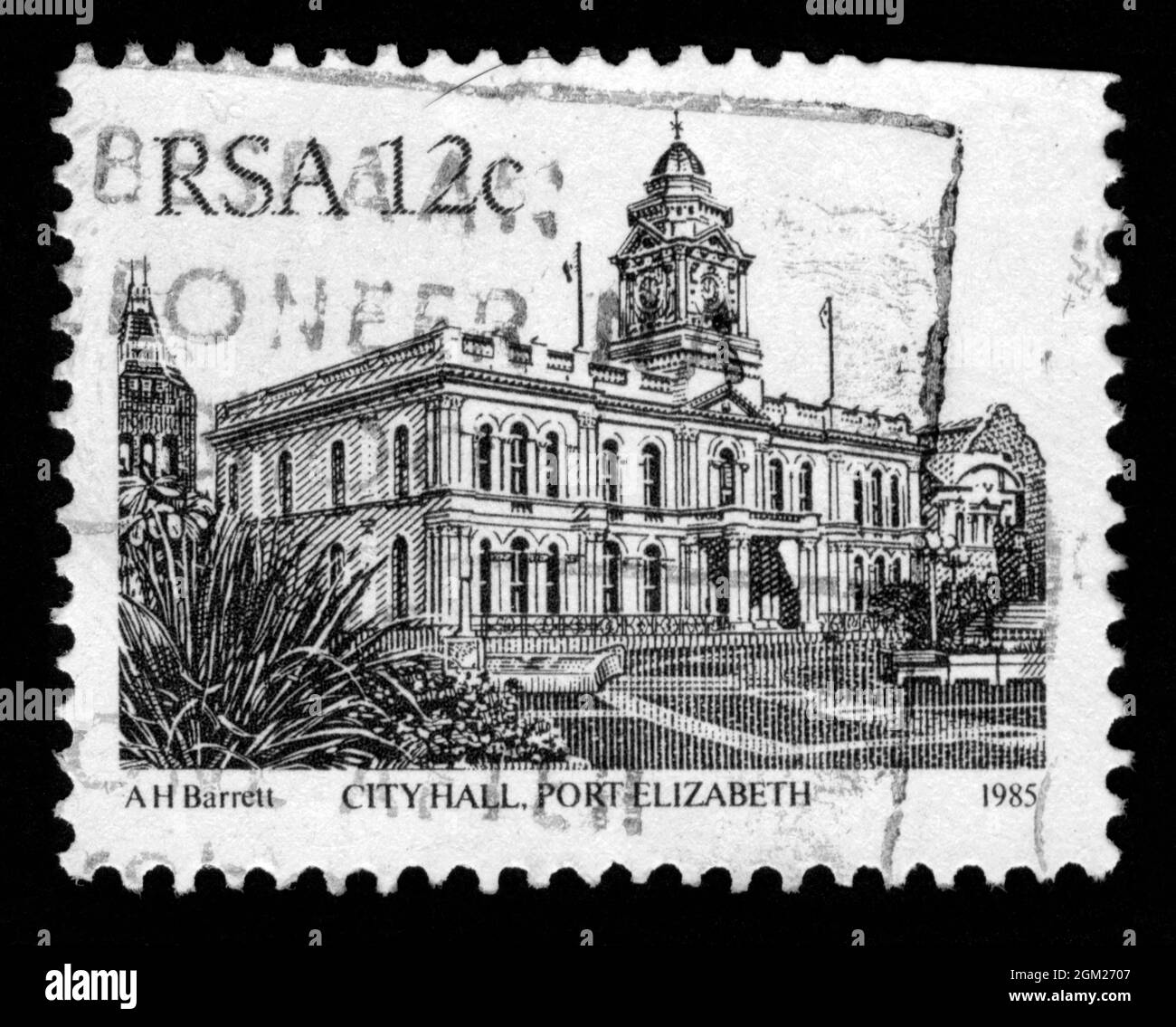 D'impression de timbres en RSA,Afrique du Sud,architecture Photo Stock -  Alamy