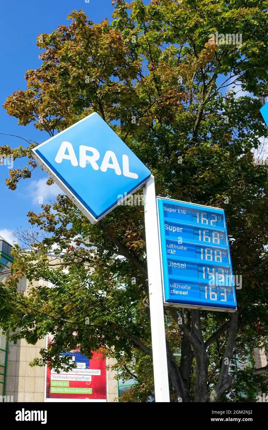 Aral, Berlin, Allemagne Banque D'Images
