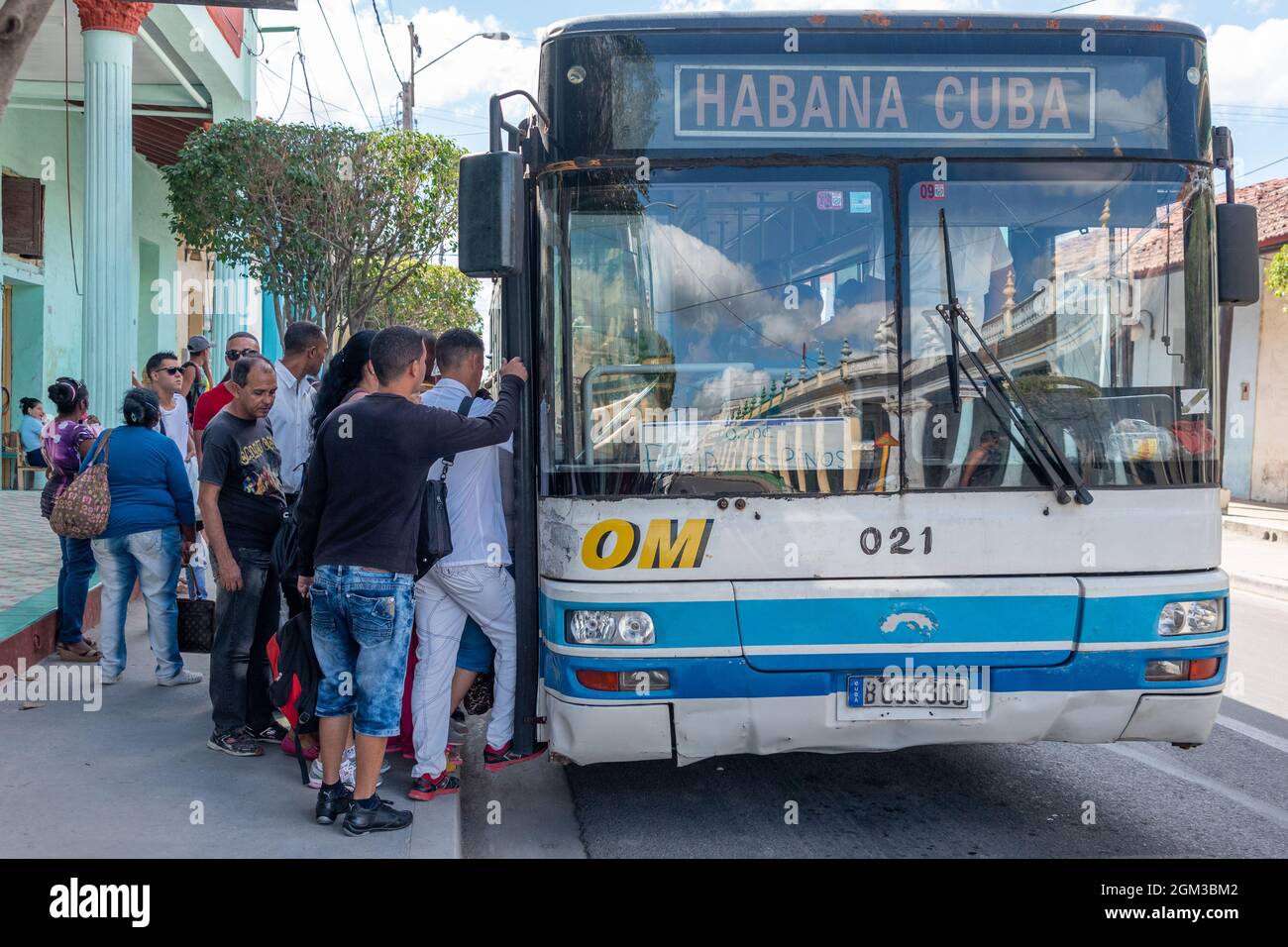 Ville de Las Tunas, Cuba, 2016 Banque D'Images