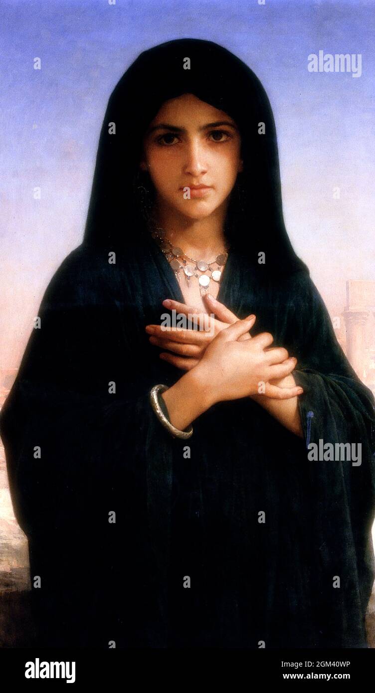 Jeune fille couronnée de pampres by William Adolphe Bouguereau