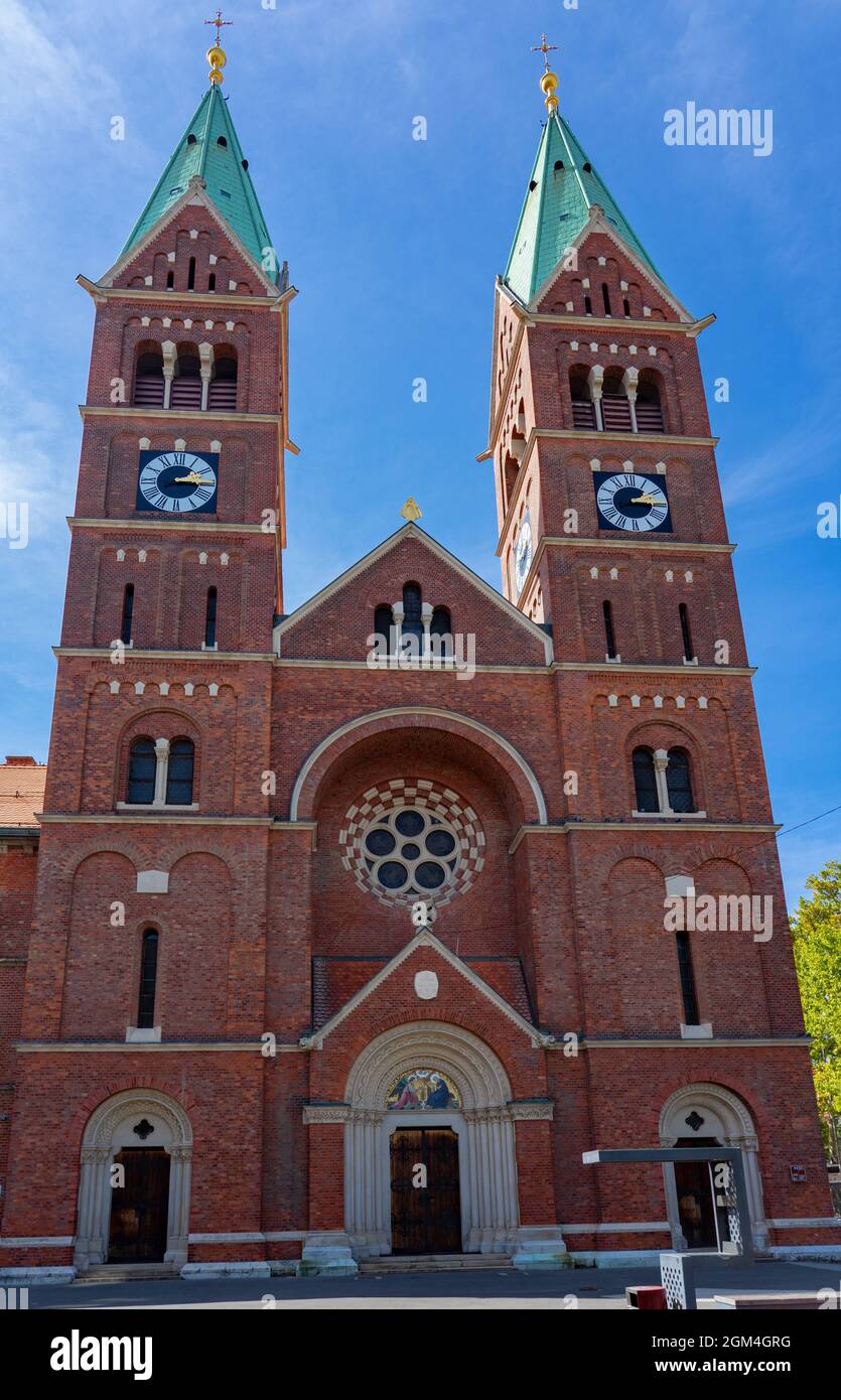 Basilique de notre mère de Mercy bazilika Matere Usmiljenja en Slovénie Maribor Banque D'Images