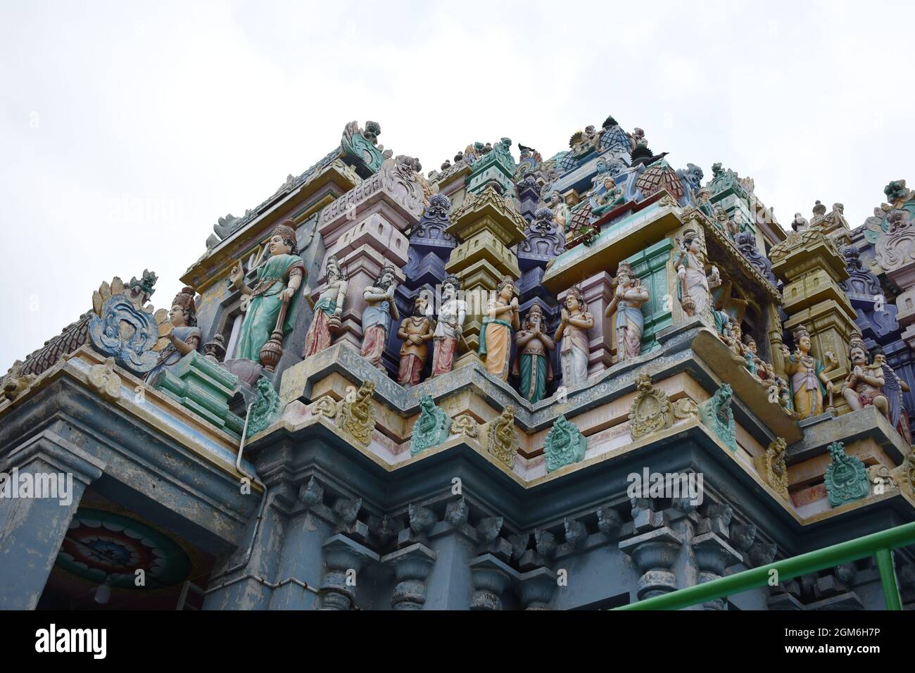 temple hindou à tamilnadu Banque D'Images