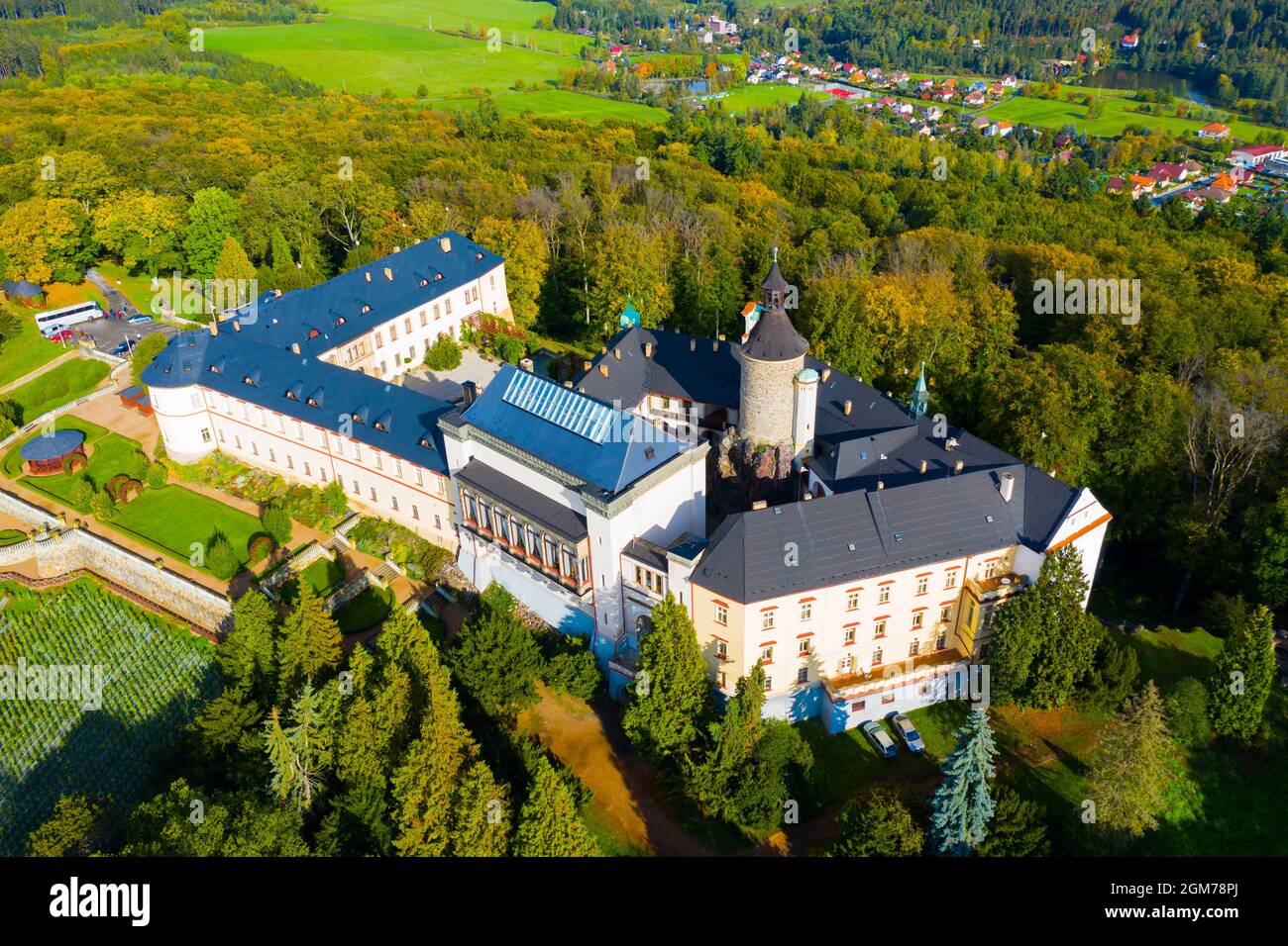 Château de Zbiroh, République tchèque Banque D'Images