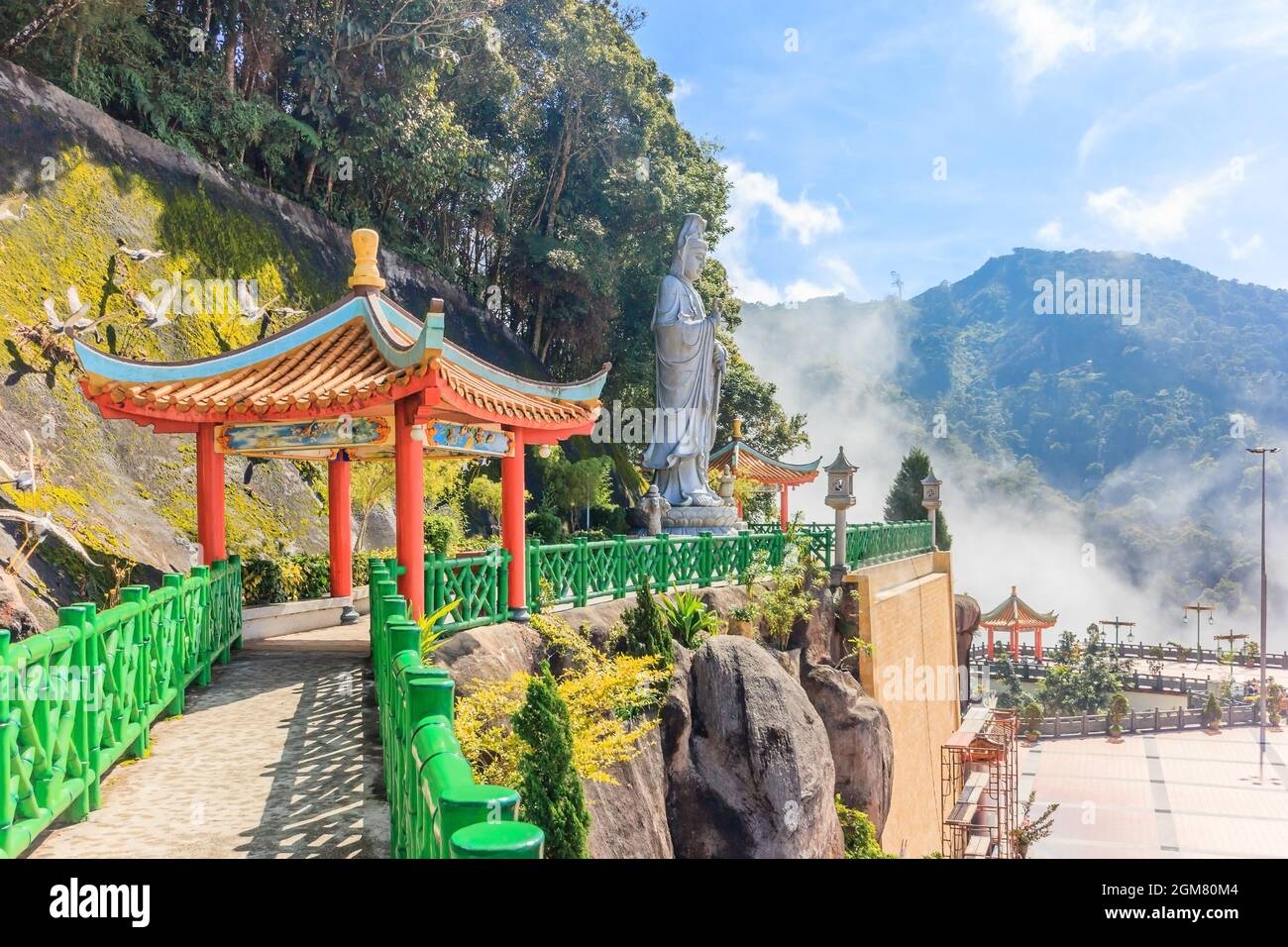 Le site pittoresque de Chin Swee Caves Temple, Genting Highland, la Malaisie. - Le Chin Swee Caves Temple est situé dans le plus pittoresque de Genting site hig Banque D'Images