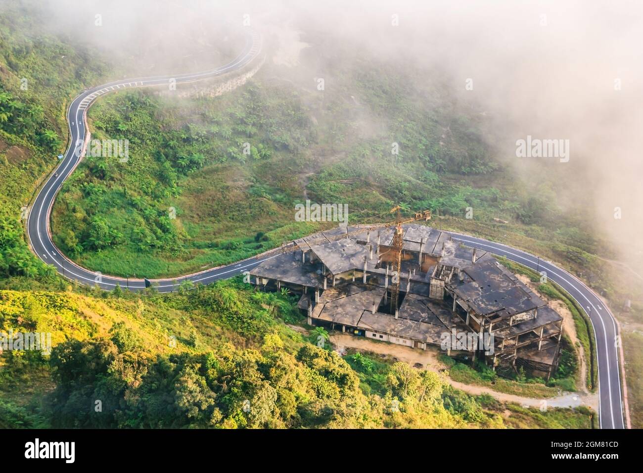 Le plus grand hôtel de Genting Resort, situé sur le site le plus pittoresque de Genting Highlands, à Pahang, en Malaisie, offre une vue imprenable sur le premier monde Banque D'Images