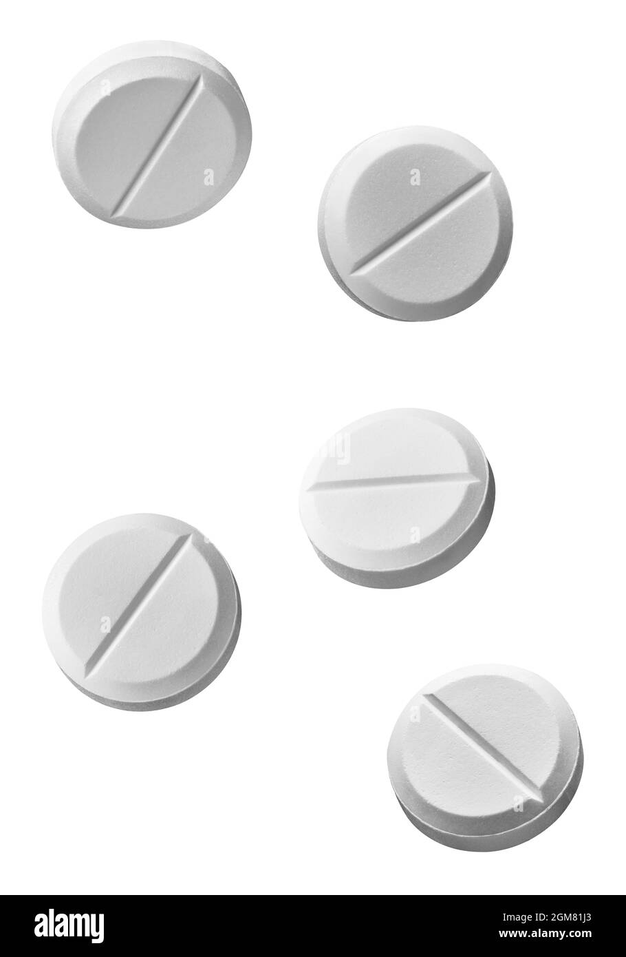 médicament médical à comprimé blanc Banque D'Images