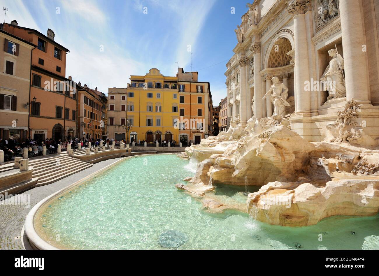 Fontaine de Trevi, Rome, Italie Banque D'Images