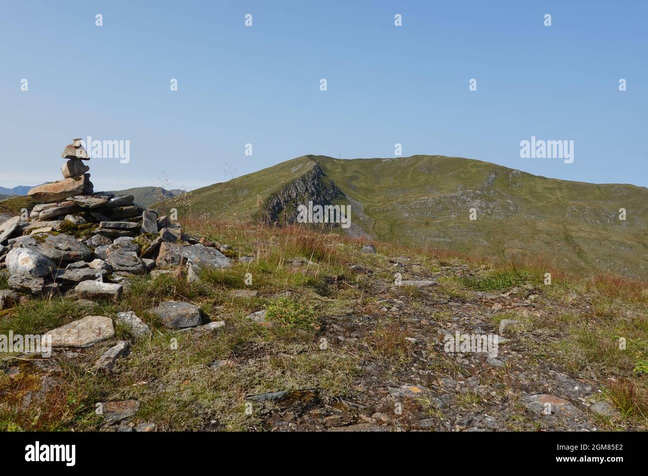 Sgurr Coire na Feinne, South Glen Shiel Ridge, Scottish Highlands, Écosse Banque D'Images