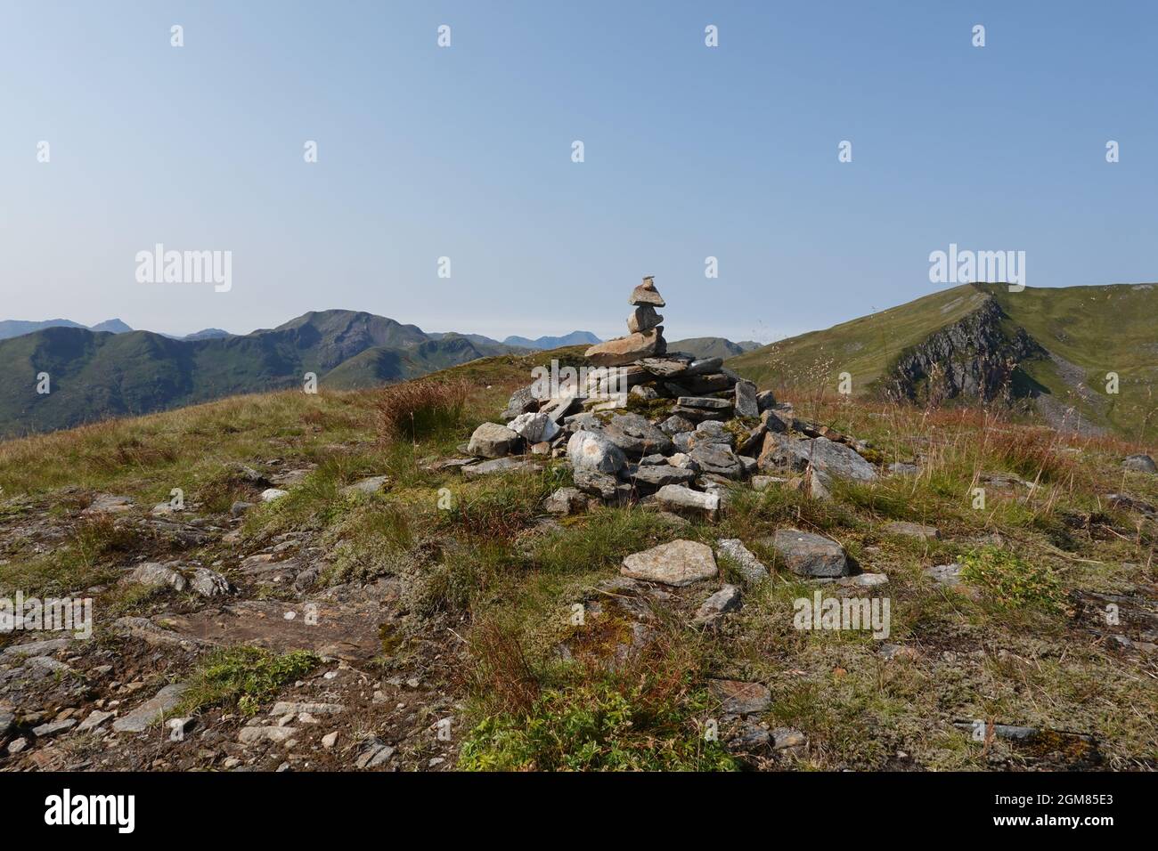 Sgurr Coire na Feinne, South Glen Shiel Ridge, Scottish Highlands, Écosse Banque D'Images