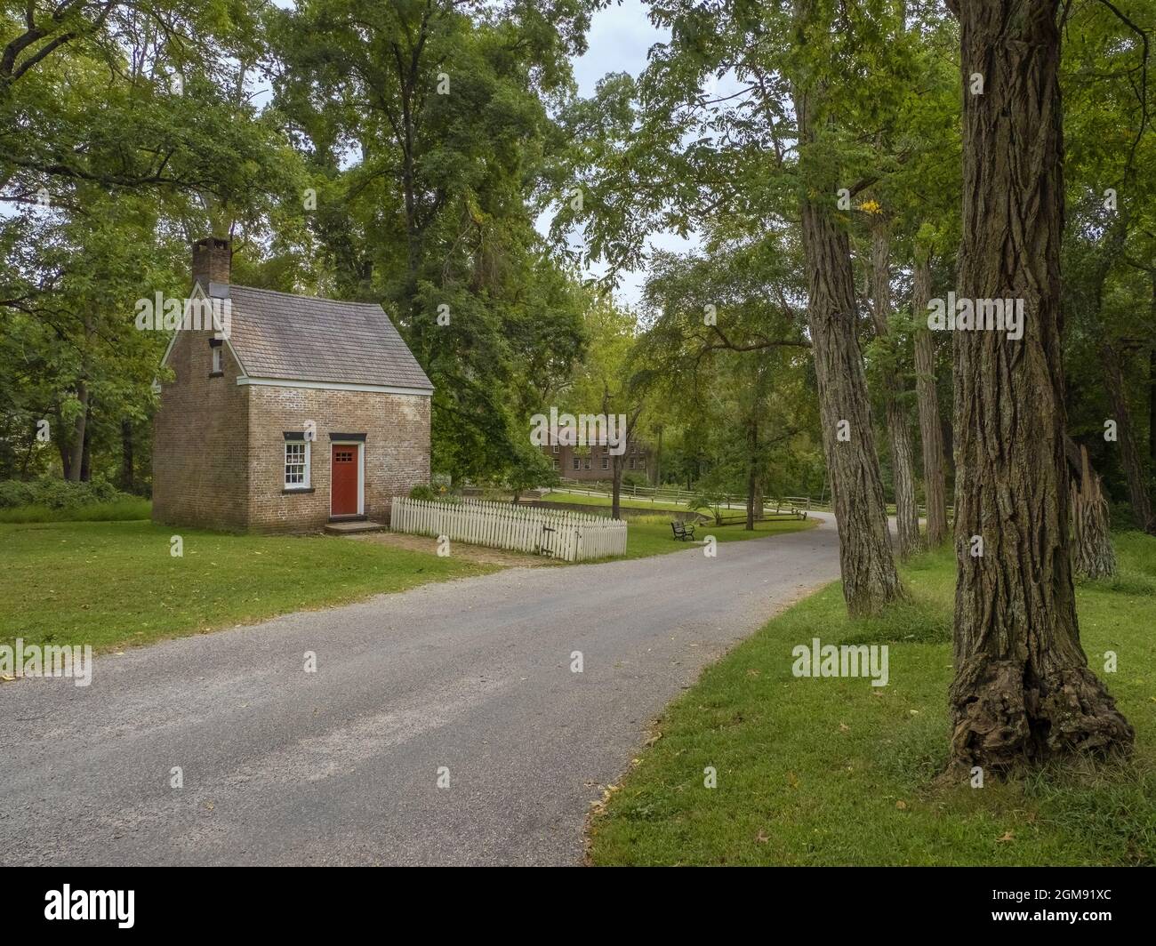 Forman Cottage, Allaire State Park, Monmouth County, New Jersey Banque D'Images