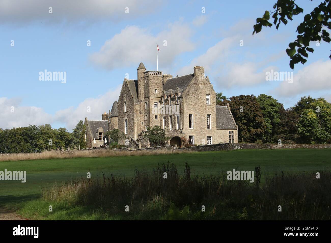 Rovallan Castle, Ayrshire, Écosse, Royaume-Uni 16 sept 2021. Ce dernier château édouardien Banque D'Images