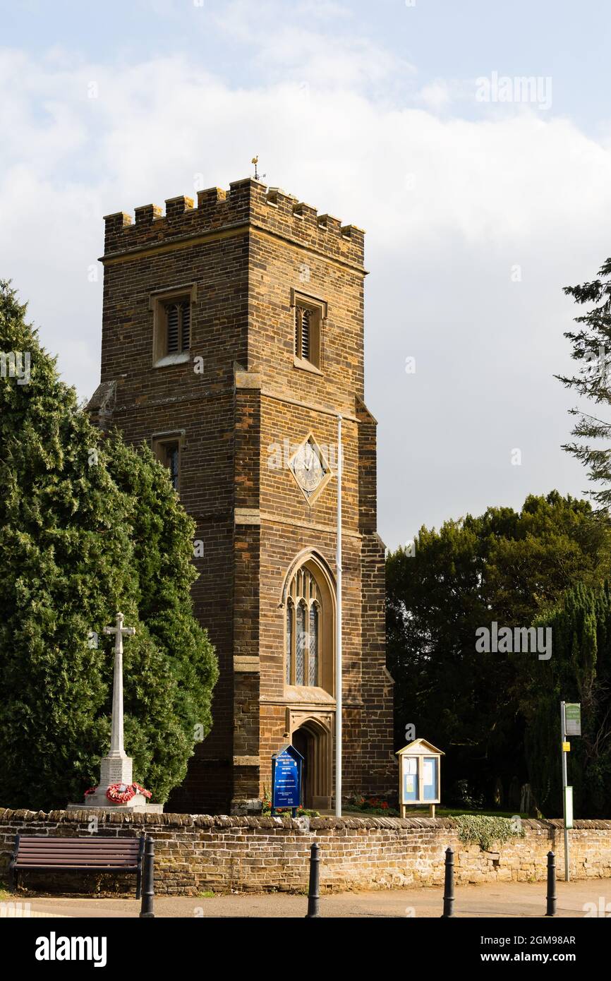 Saint James la Grande Église. Village de Silsoe, Bedfordshire, Angleterre. Banque D'Images