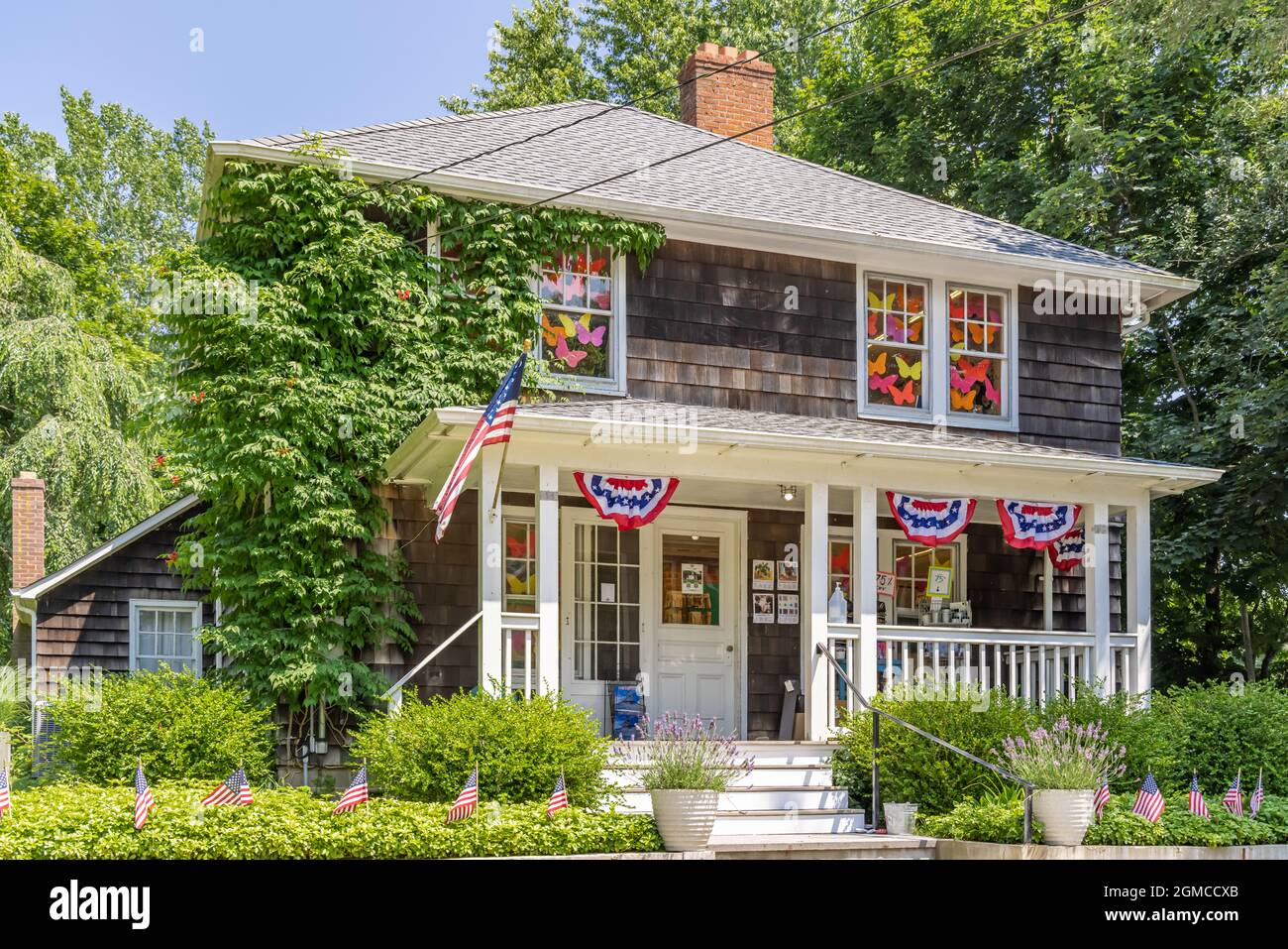 Golden Eagle à East Hampton, NY Banque D'Images