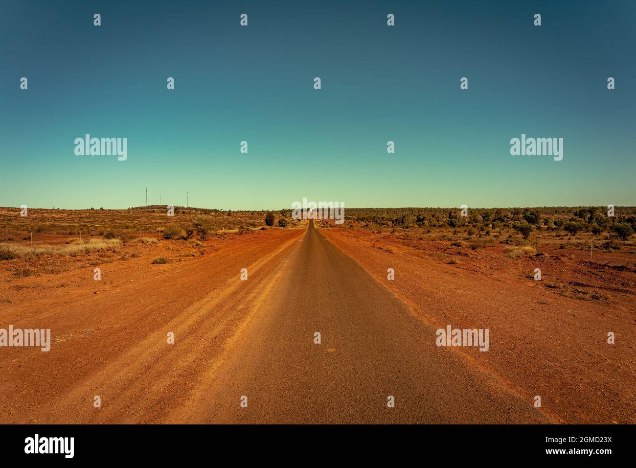 Routes de l'Outback dans le Queensland rural, Australie Banque D'Images