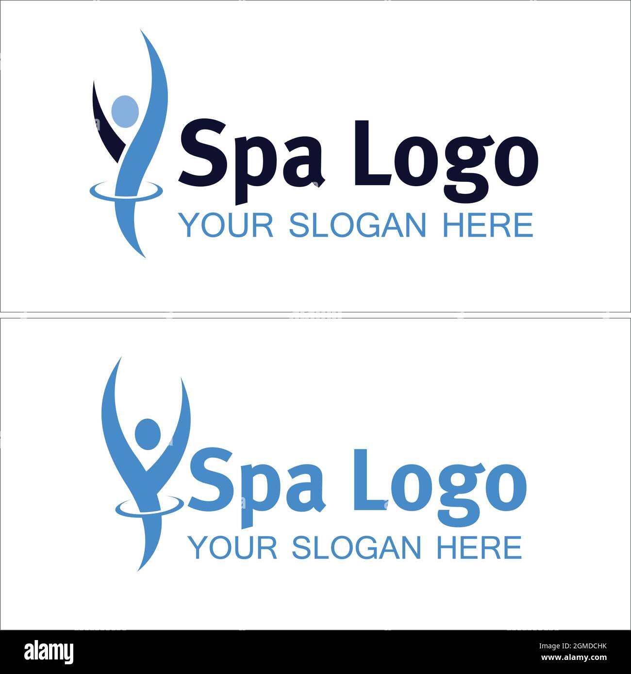 Spa esthétique People vecteur logo design Illustration de Vecteur