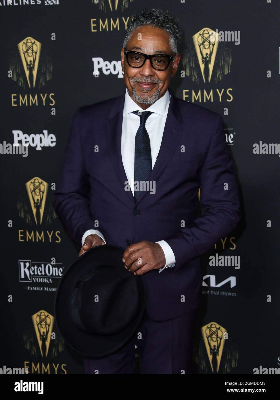 NORTH HOLLYWOOD, LOS ANGELES, CALIFORNIE, États-Unis - SEPTEMBRE 17 : l'acteur Giancarlo Esposito arrive à la réception de l'académie de télévision pour honorer les 73e nominés Emmy Award qui se sont tenus à l'Académie des arts et des sciences de la télévision le 17 septembre 2021 à North Hollywood, Los Angeles, Californie, États-Unis. (Photo de Xavier Collin/image Press Agency) Banque D'Images