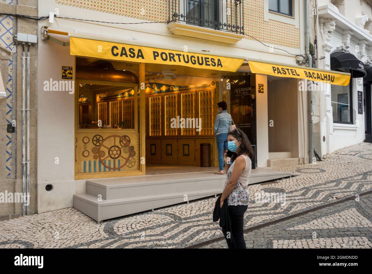 Casa Portuguesa do pastel de Bacalhau , Aveiro, Portugal Banque D'Images
