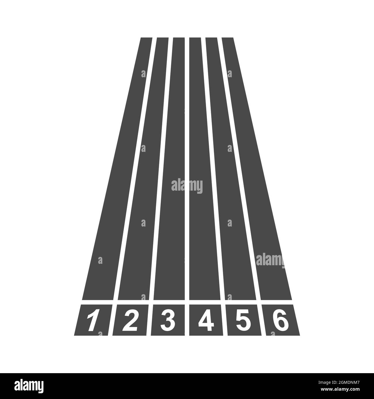 Piste de course pour les compétitions au stade, à l'attention de début mars Illustration de Vecteur Piste de course pour les compétitions au stade, à l'attention de début mars Illustration de Vecteur
