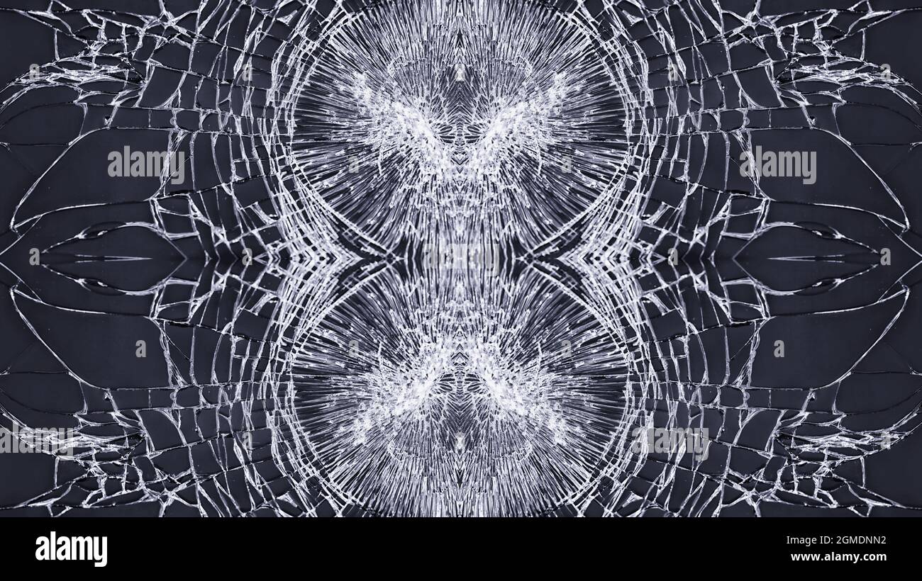 Fissure sur la vitre. Écran cassé. Téléphone cassé. Arrièreplan en — free download