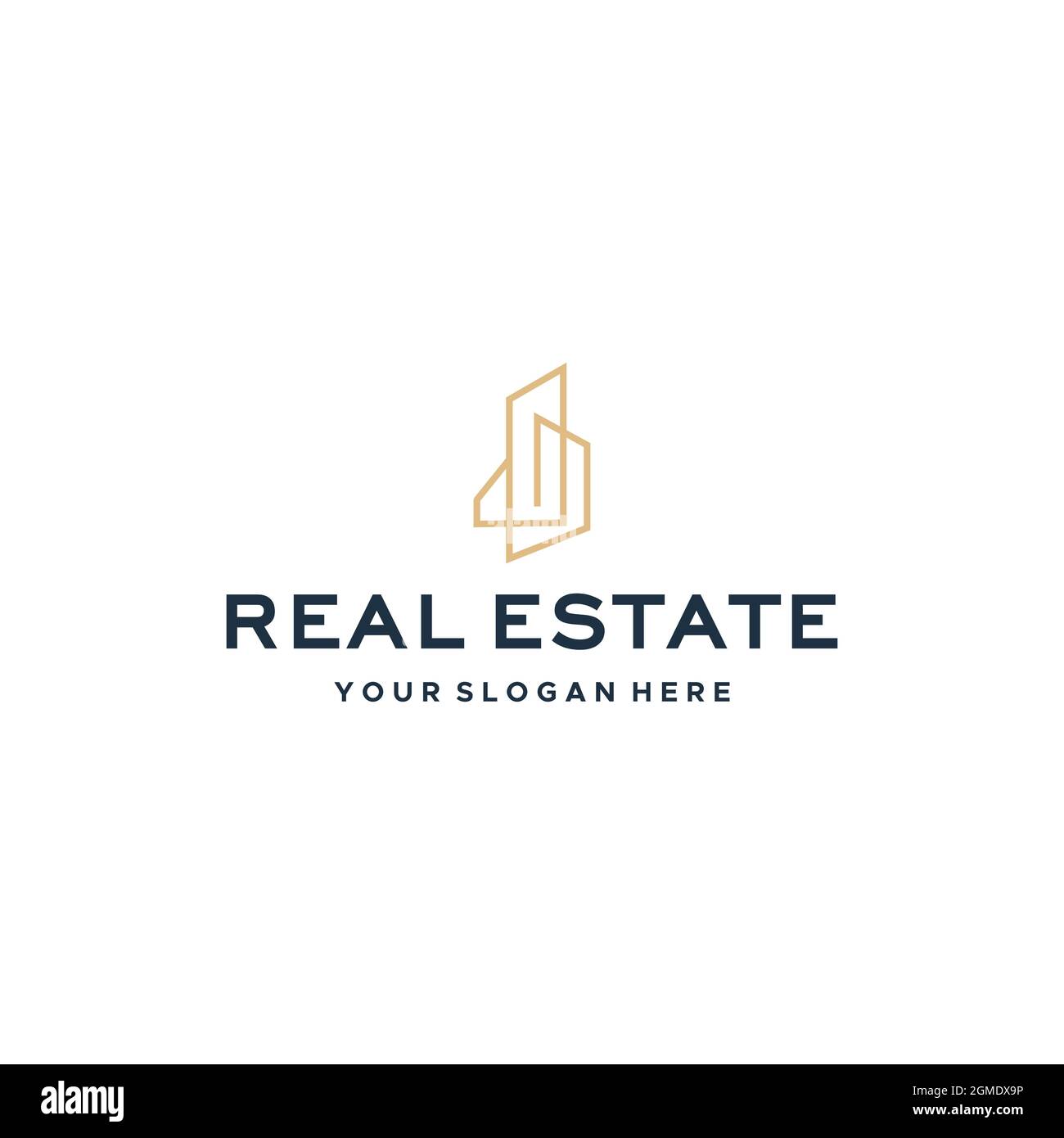 appartement IMMEUBLE appartement logo design Illustration de Vecteur