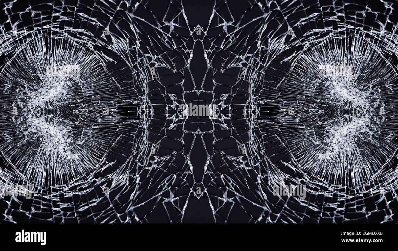 Fissure sur la vitre. Écran cassé. Téléphone cassé. Arrièreplan en — free download